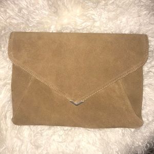 Brand new! Sam Edelman suede envelope clutch